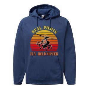 Real Pilots Fly Helicopter Air Force Academy Proud Usafa Mom Gift Performance Fleece Hoodie