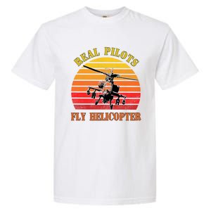 Real Pilots Fly Helicopter Air Force Academy Proud Usafa Mom Gift Garment-Dyed Heavyweight T-Shirt