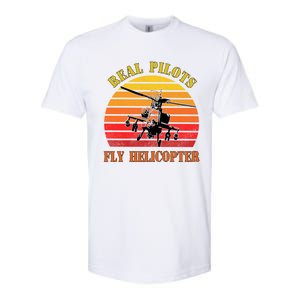 Real Pilots Fly Helicopter Air Force Academy Proud Usafa Mom Gift Softstyle CVC T-Shirt