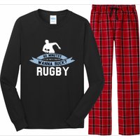 Rugby Player Funny Rugger Long Sleeve Pajama Set