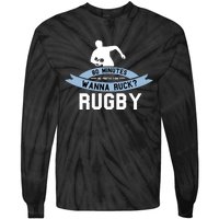 Rugby Player Funny Rugger Tie-Dye Long Sleeve Shirt