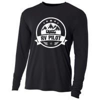 RV Pilot Funny Motorhome RV Travel Cooling Performance Long Sleeve Crew