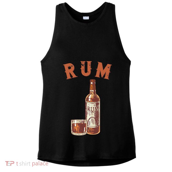 Rum PirateS Favorite Drink Alcoholic Beverage Rum Ladies PosiCharge Tri-Blend Wicking Tank