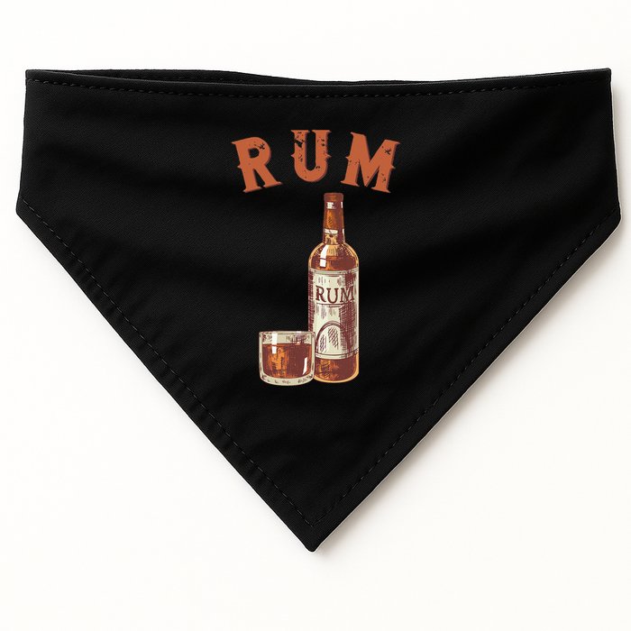 Rum PirateS Favorite Drink Alcoholic Beverage Rum USA-Made Doggie Bandana