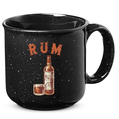 Rum PirateS Favorite Drink Alcoholic Beverage Rum 15oz Campfire Ceramic Mug