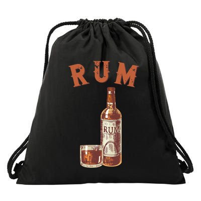Rum PirateS Favorite Drink Alcoholic Beverage Rum Drawstring Bag