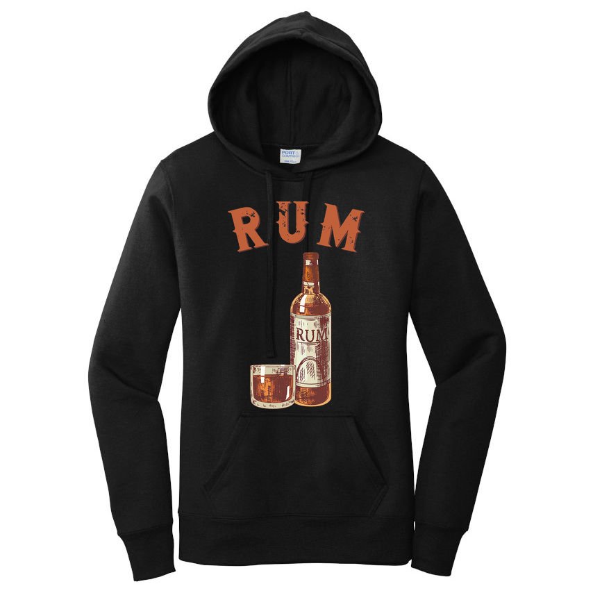 Rum PirateS Favorite Drink Alcoholic Beverage Rum Women's Pullover Hoodie