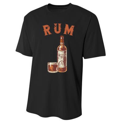 Rum PirateS Favorite Drink Alcoholic Beverage Rum Performance Sprint T-Shirt