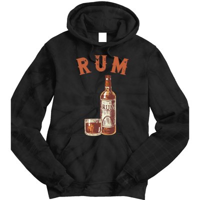 Rum PirateS Favorite Drink Alcoholic Beverage Rum Tie Dye Hoodie