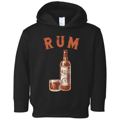 Rum PirateS Favorite Drink Alcoholic Beverage Rum Toddler Hoodie