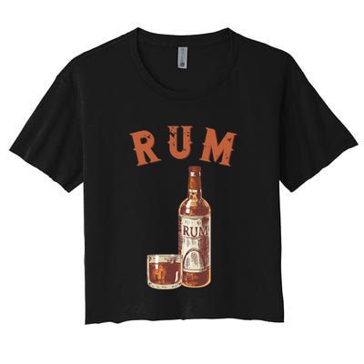 Rum PirateS Favorite Drink Alcoholic Beverage Rum Crop Top