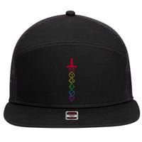 RPG Table Top Dice Sword 7 Panel Mesh Trucker Snapback Hat