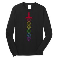 RPG Table Top Dice Sword Long Sleeve Shirt