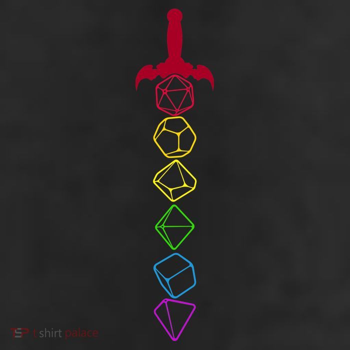 RPG Table Top Dice Sword Beanie