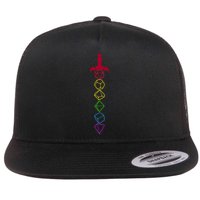 RPG Table Top Dice Sword Flatbill Hat