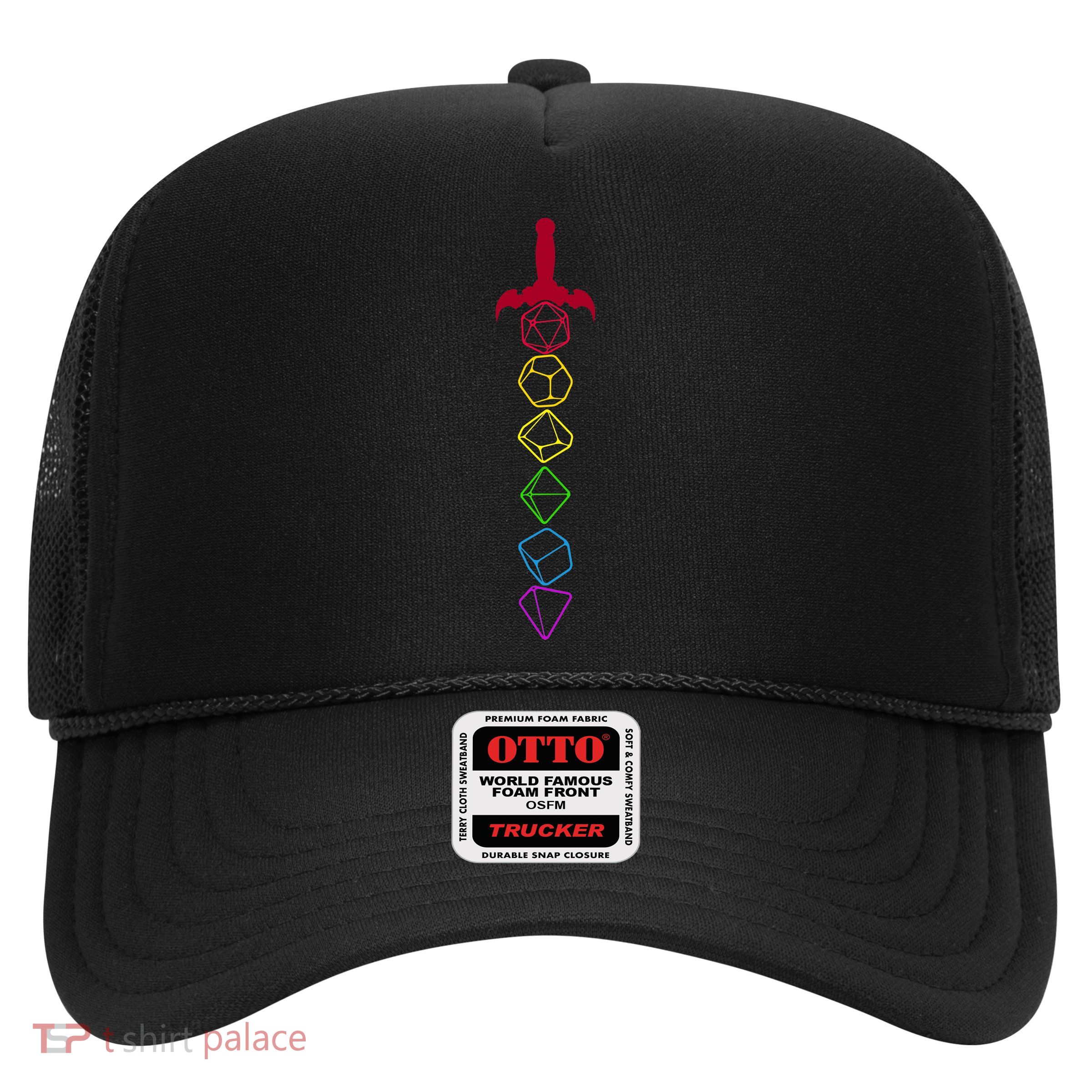RPG Table Top Dice Sword Trucker Hat
