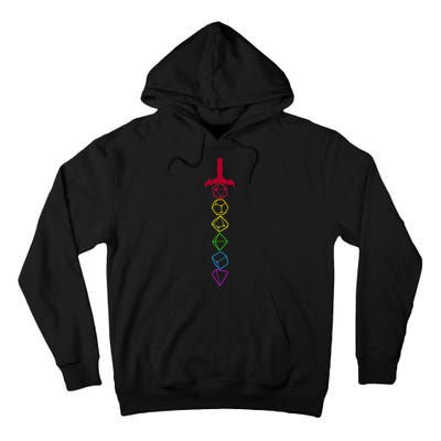 RPG Table Top Dice Sword Tall Hoodie