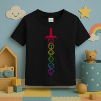 RPG Table Top Dice Sword Toddler T-Shirt