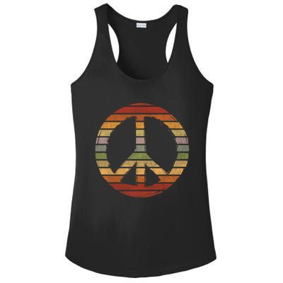 Retro Peace Great Gift Ladies PosiCharge Competitor Racerback Tank