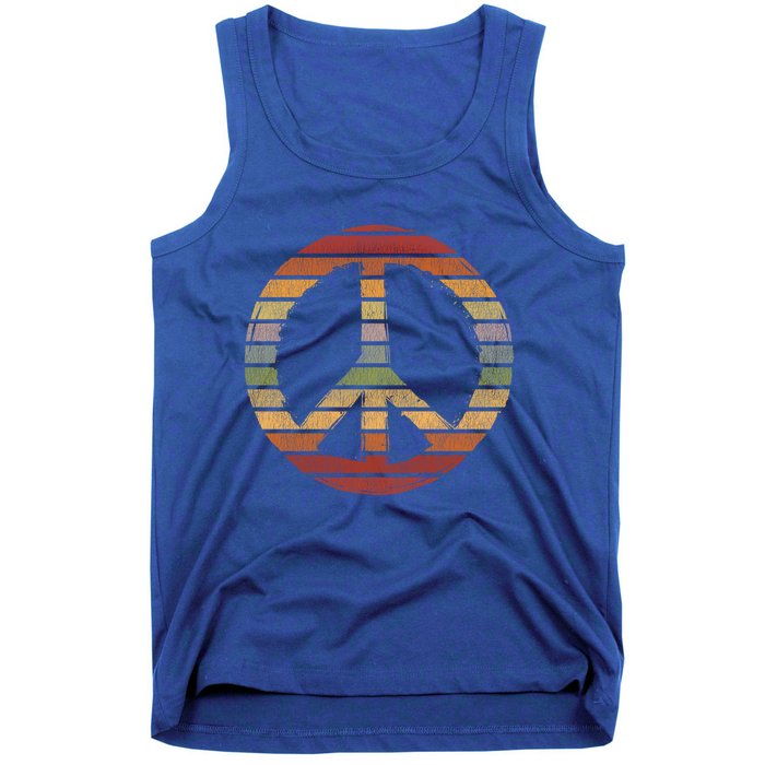 Retro Peace Great Gift Tank Top