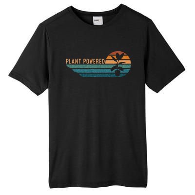 Retro Plants Graphic Vegetarian Vegan Plant Powered Tall Fusion ChromaSoft Performance T-Shirt