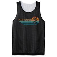 Retro Plants Graphic Vegetarian Vegan Plant Powered Mesh Reversible Basketball Jersey Tank