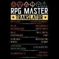 Role Playing Game Rpg Master D20 Tabletop Funny Rpg Gamer Flat Bill Trucker Hat