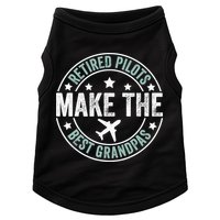 Retired Pilot Grandpa Copilot Airplane Captain Retirement Doggie Tank