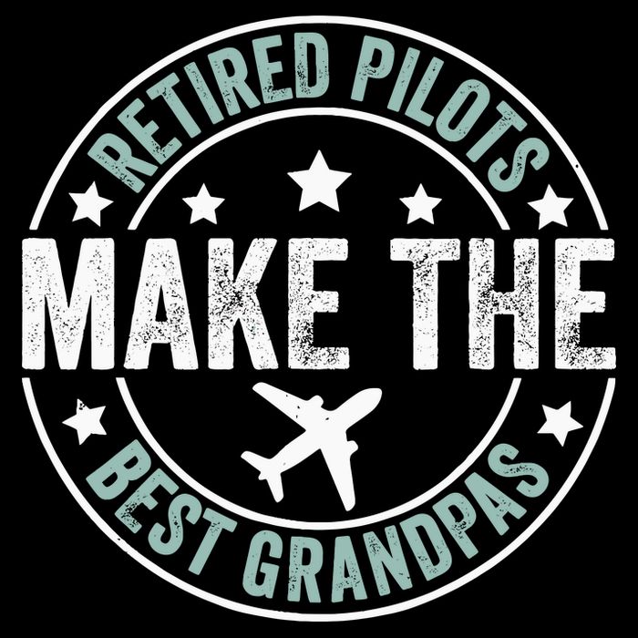 Retired Pilot Grandpa Copilot Airplane Captain Retirement Performance Shirt