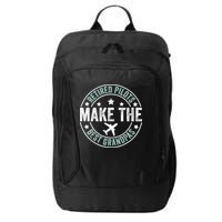 Retired Pilot Grandpa Copilot Airplane Captain Retirement City Backpack