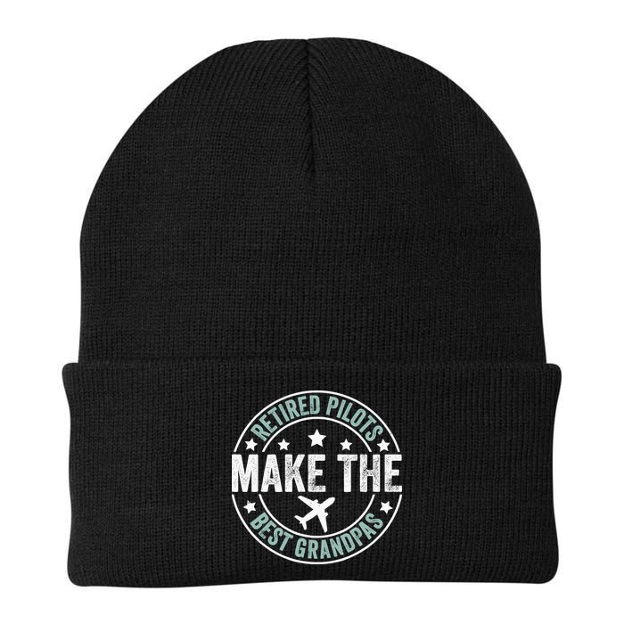 Retired Pilot Grandpa Copilot Airplane Captain Retirement Beanie