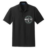 Retired Pilot Grandpa Copilot Airplane Captain Retirement Dry Zone Grid Polo