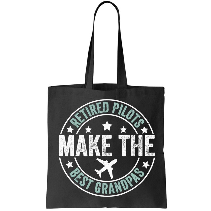 Retired Pilot Grandpa Copilot Airplane Captain Retirement Bag