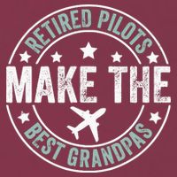 Retired Pilot Grandpa Copilot Airplane Captain Retirement 16oz Travel Tumbler