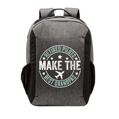 Retired Pilot Grandpa Copilot Airplane Captain Retirement Vector Backpack