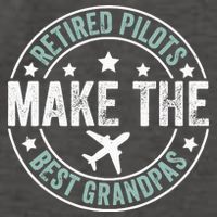 Retired Pilot Grandpa Copilot Airplane Captain Retirement Vector Backpack