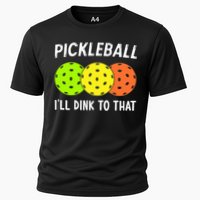 Retro Pickleball Gift Pickleball Players I'll Dink to That Performance Shirt