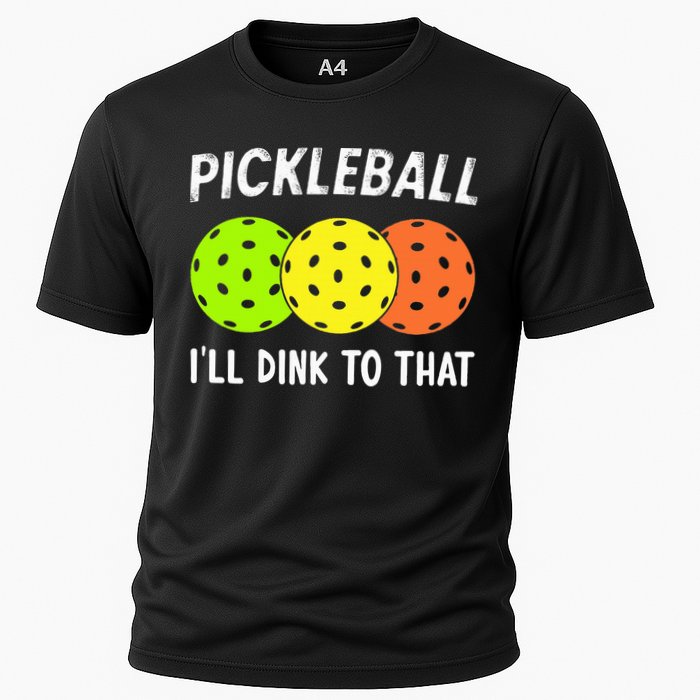 Retro Pickleball Gift Pickleball Players I'll Dink to That Performance Shirt