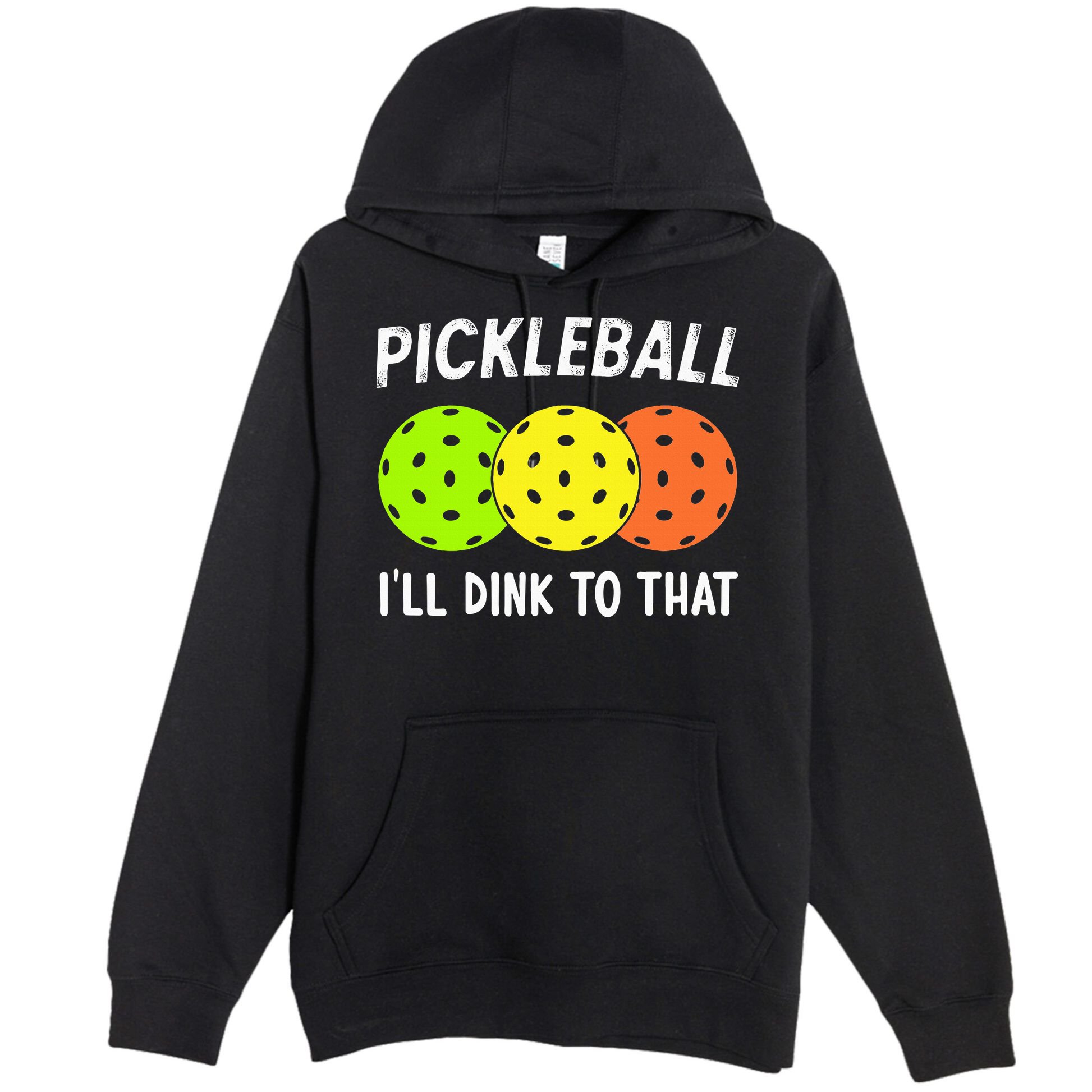 Retro Pickleball Gift Pickleball Players I'll Dink to That Premium Pullover Hoodie