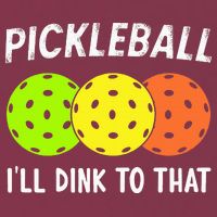Retro Pickleball Gift Pickleball Players I'll Dink to That 16oz Travel Tumbler
