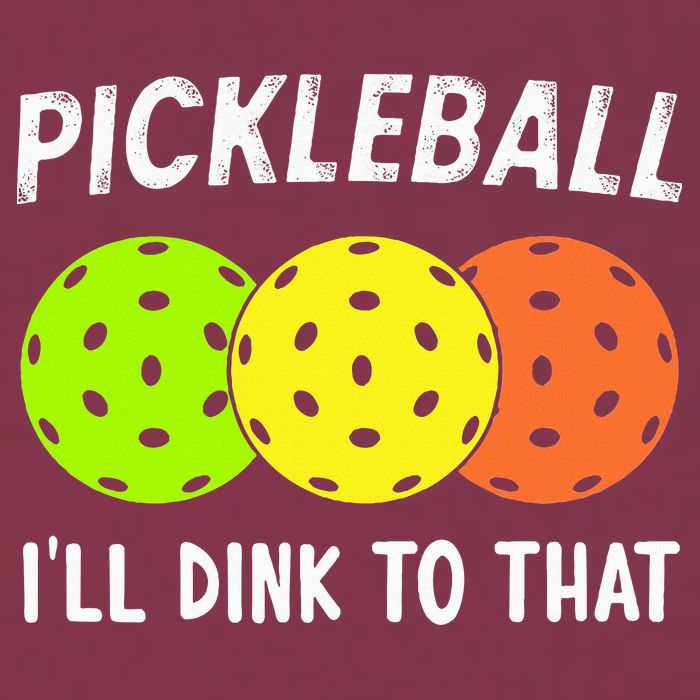 Retro Pickleball Gift Pickleball Players I'll Dink to That 16oz Travel Tumbler