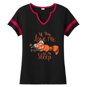 Red Panda Gift Red Panda Lover Gift Red Panda Gift Ladies Halftime Notch Neck Tee