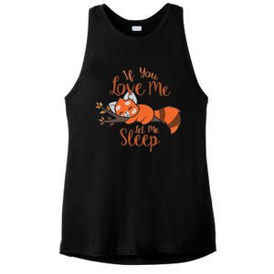 Red Panda Gift Red Panda Lover Gift Red Panda Gift Ladies PosiCharge Tri-Blend Wicking Tank