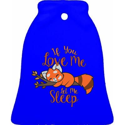 Red Panda Gift Red Panda Lover Gift Red Panda Gift Ceramic Bell Ornament