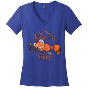 Red Panda Gift Red Panda Lover Gift Red Panda Gift Women's V-Neck T-Shirt