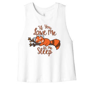 Red Panda Gift Red Panda Lover Gift Red Panda Gift Women's Racerback Cropped Tank