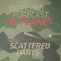 RC Plane Gift Weekend Forecast RC Pilot Model Airplane Lover Legacy Tie Dye Trucker Hat