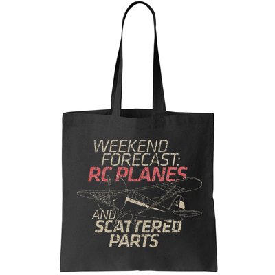 RC Plane Gift Weekend Forecast RC Pilot Model Airplane Lover Bag