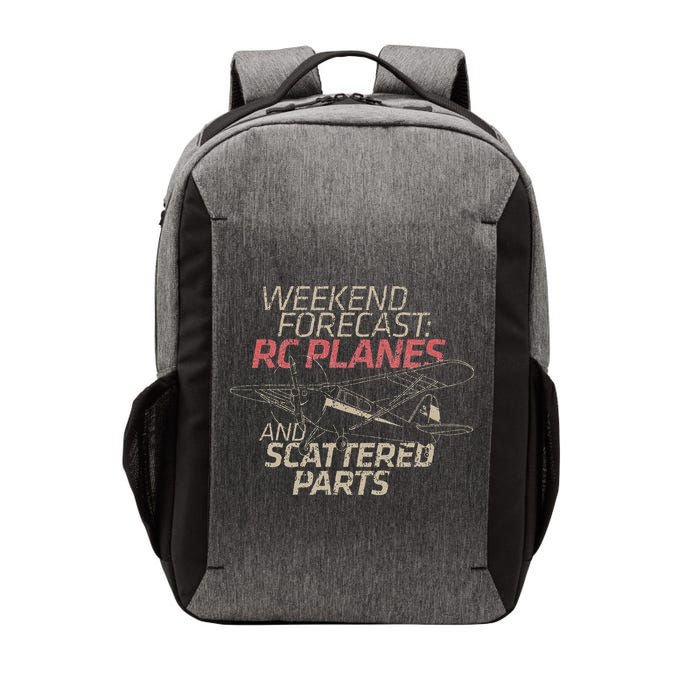 RC Plane Gift Weekend Forecast RC Pilot Model Airplane Lover Vector Backpack