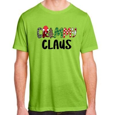 Red Plaid Grammy Claus Santa Xmas Family Matching Christmas Gift Adult ChromaSoft Performance T-Shirt